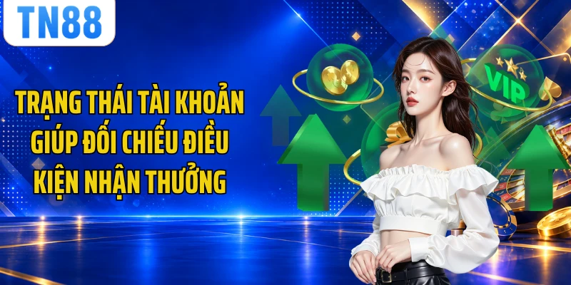 Trạng thái tài khoản giúp đối chiếu điều kiện nhận thưởng